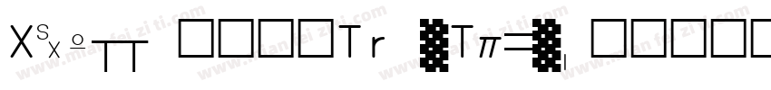 XBall 常规斜体TrueType字体转换